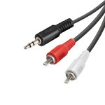 VIVANCO AUDIO CONNECTION 3.5mm JACK CABLE to 2x RCA 1.5m black