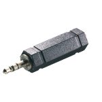 VIVANCO AUDIO ADAPTER 6.5mm JACK TO 3.5mm JACK black - Image 3