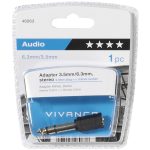 VIVANCO AUDIO ADAPTER 6.3mm TO 3.5mm COMPACT TYPE gold - Image 5