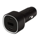 VIVANCO CAR CHARGER 3 PORTS USB/2XPD 60W black - Image 3