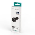 VIVANCO CAR CHARGER 3 PORTS USB/2XPD 60W black - Image 4