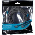 VIVANCO CAT6 UTP NETWORK ETHERNET CABLE RJ45 5m grey blue - Image 4