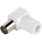 VIVANCO COAX ANGLED PLUG white - Image 5