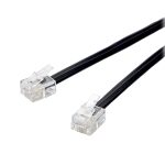 VIVANCO CONNECTION LEAD CABLE RJ11 6P4C 6m black