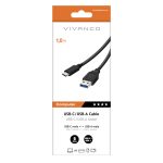 VIVANCO DATA CABLE USB 3.1 TO TYPE C 1m black - Image 6