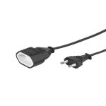 VIVANCO EURO EXTENSION CABLE  ITALIAN PLUG 5M black