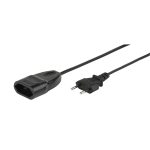 VIVANCO EURO EXTENSION CABLE  WITH SHUTTER 3M black - Image 3