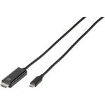 VIVANCO HIGH SPEED HDMI CABLE HDMI to TYPE C 1.5M black - Image 5