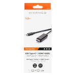 VIVANCO HIGH SPEED HDMI CABLE HDMI to TYPE C 1.5M black - Image 6