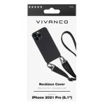 VIVANCO NECKLACE COVER IPHONE 13 PRO black backcover - Image 7