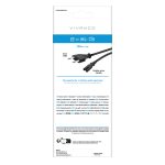 VIVANCO POWER SUPPLY CABLE EURO 8 CONNECTOR 1.25m - Image 4