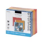 VIVANCO ΘΗΚΕΣ CD/DVD SLIM CASE 15pcs blue, orange, red - Image 4