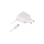 VIVANCO TRAVEL CHARGER 2.4A + DATA CABLE TYPE C FIXED 1m white