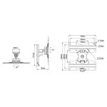 VIVANCO ΒΑΣΗ TV ΜΕ ΚΛΙΣΗ VESA 400 ΕΩΣ 43 inch - Image 6