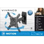 VIVANCO ΒΑΣΗ TV ΠΛΗΡΟΥΣ ΚΙΝΗΣΗΣ VESA 200 ΕΩΣ 43 inch - Image 7