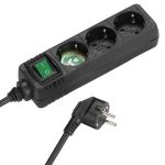 VIVANCO 3WAY ΠΟΛΥΠΡΙΖΟ 1.4m black - Image 3