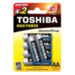 ΑΛΚΑΛΙΚΕΣ ΜΠΑΤΑΡΙΕΣ AA TOSHIBA LR6GCP BP-6 2F 1.5V 6τεμ. - Image 5