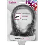 DEFENDER AURA 101 STEREO HEADPHONES JACK 3.5mm 1.8m black - Image 5
