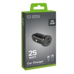 SBS CAR CHARGER 2 PORTS USB/TYPE C PD 25W black - Image 15