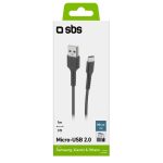 SBS DATA CABLE MICRO USB 1m black - Image 13
