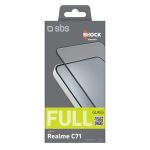 SBS FULL TEMPERED GLASS REALME C71 black - Image 5