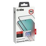 SBS FULL TEMPERED GLASS SAMSUNG S24 PLUS black - Image 2