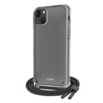 SBS NECKLACE CASE STRAP IPHONE 14 PLUS black backcover - Image 11