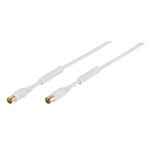 VIVANCO ANTENNA CABLE 100dB FERRITE 7.5m white - Image 7