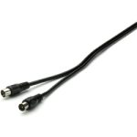 VIVANCO ANTENNA CABLE 5m COAX PLUG-COAX SOCKET 90 dB black - Image 4