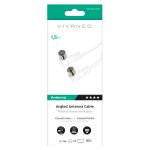 VIVANCO ANTENNA CABLE ANGLE 90dB white 1.5m - Image 9