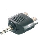 VIVANCO AUDIO ADAPTER 3.5mm JACK TO 2X RCA black - Image 8