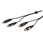 VIVANCO AUDIO EXTENSION CABLE 2x RCA to 2x RCA 2.5m black - Image 7