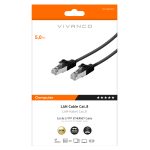 VIVANCO CAT8 UTP NETWORK ETHERNET CABLE RJ45 5m black - Image 9