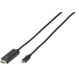 VIVANCO HIGH SPEED HDMI CABLE HDMI to TYPE C 1.5M black - Image 7