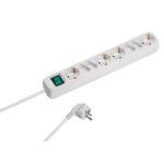 VIVANCO 8WAY (4XSchuko, 4XEuro) ΠΟΛΥΠΡΙΖΟ 1.4m white - Image 8