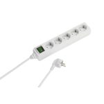VIVANCO 5WAY (5XSchuko) ΠΟΛΥΠΡΙΖΟ WITH SWITCH 1.4m white - Image 4