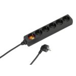 VIVANCO 6WAY (6XSchuko) ΠΟΛΥΠΡΙΖΟ 1.4m black - Image 4