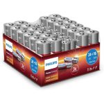 ΑΛΚΑΛΙΚΕΣ ΜΠΑΤΑΡΙΕΣ POWER PHILIPS 24xAA & 16xAAA 1.5V 40τεμ - Image 6