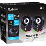 DEFENDER SOLAR 8 2.0 STEREO SPEAKERS 10W black - Image 8