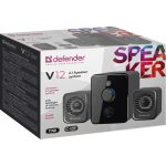 DEFENDER V12 2.1 STEREO SPEAKERS 11W black - Image 8