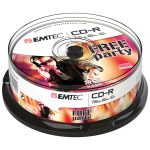 EMTEC CD-R 700MB / 80 MIN 52x SLIM 25pcs CAKE BOX - Image 14