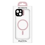 SBS CASE ME MAG CASE IPHONE 15 PLUS pink transparent backcover - Image 19