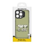 SBS CASE ME PEANUTS CASE IPHONE 14 PRO MAX WITH CAMERA LENS PROTECTION green backcover - Image 19
