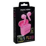 SBS MUSIC HERO WIRELESS EARPHONES TWS FLUO pink - Image 18