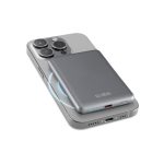SBS POWERBANK 5000 mAh COMPATIBLE WITH MAGSAFE 15W TYPE C 20W silver - Image 14