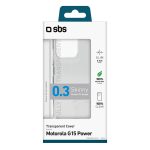 SBS 0.3 SKINNY TPU MOTOROLA MOTO G15 POWER transparent backcover - Image 16