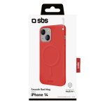 SBS SMOOTH MAG IPHONE 14 red backcover - Image 23