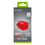 SBS TRAVEL CHARGER PD 20W GaN red - Image 16