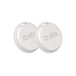 SBS 2X TAG TRACKER LOCATOR COMPATIBLE WITH APPLE FIND MY white - Image 14
