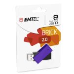 ΣΤΙΚΑΚΙ ΜΝΗΜΗΣ EMTEC 8GB USB 2.0 C352 BRICK violet - Image 8